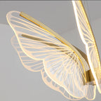 Abstract Butterfly Ceiling Light